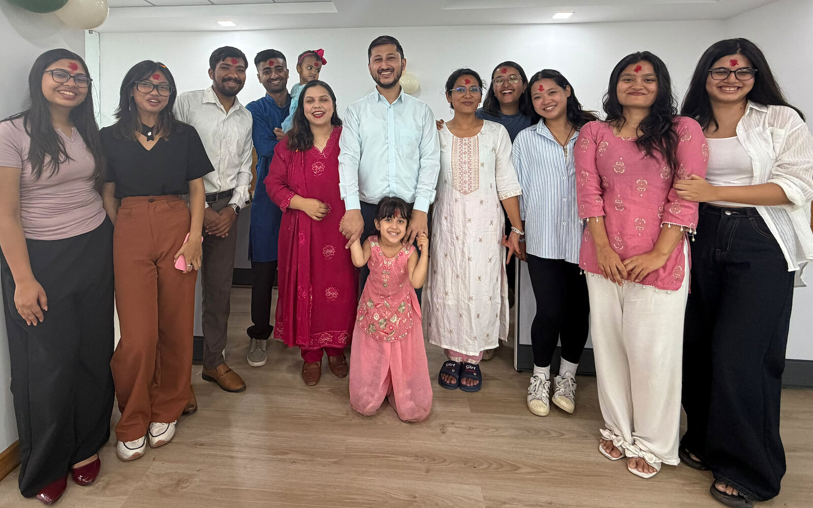 The Count On Me team at their Kathmandu office